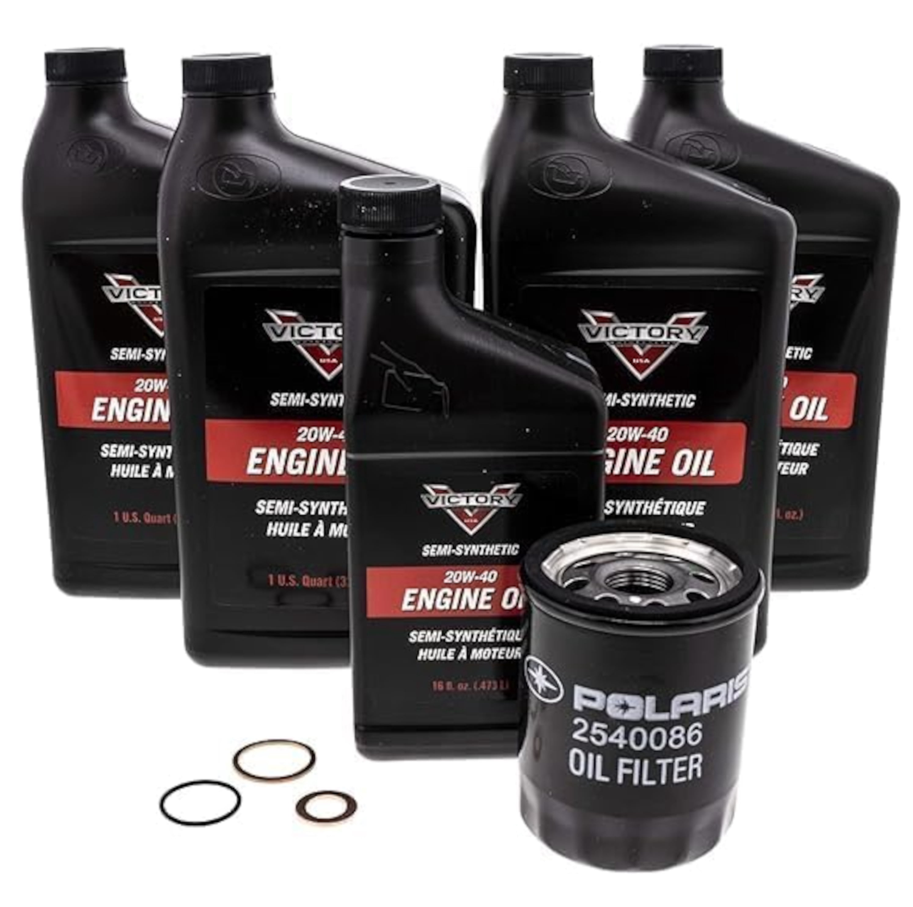 Victory OEM Oil Change Kit for 100 & 106 Cubic Inch Motor Engine 2879600