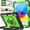 Green, variant on AVAWO 360° Rotating Case for iPad (A16) 11th Generation 11 Inch 2025 & iPad 10th Generation 10.9" 2022, Shockproof Rugged Protective Cover with Shoulder Strap/Hand Strap, Black