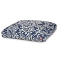 thumbnail image 2 of Majestic Pet | French Quarter Rectangle Pet Bed For Dogs, Removable Cover, Navy Blue, Medium, 2 of 6
