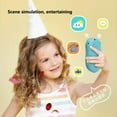 thumbnail image 4 of Baby Phone Toy Early Education Telephone Music Sound Maker Cartoon Cute Intellectual Instrument Mobile Phone Gift for Toddler Pink, 4 of 6
