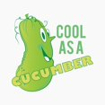 thumbnail image 2 of CafePress - Cool Cucumber - Adjustable Unisex Printed Trucker Hat with Mesh Back, 2 of 8