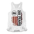 thumbnail image 4 of WAYUTE Womens Tank Tops Independence Day 250th Anniversary Sleeveless Stretchy Graphic Basic Tees 4th of July Trendy Summer Daily Wear, 4 of 5