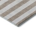 thumbnail image 4 of Addison Rugs Mayfield Washable Transitional Stripes Taupe Runner Rug, 2'3" x 7'6", 4 of 5