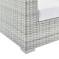 thumbnail image 4 of Modway Causeuse de Mobilier de Patio Extérieur, Gris Pâle, 4 of 9