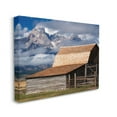 thumbnail image 3 of Stupell Industries Rural Cabin Foggy Mountain Peaks Landscape Photography Gallery Wrapped Canvas Print Wall Art, 3 of 5