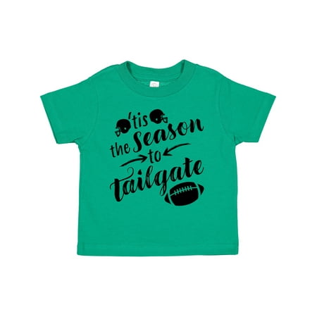 

Inktastic Tis the Season to Tailgate with Helmets and Football Boys or Girls Toddler T-Shirt