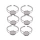 thumbnail image 1 of piezas de 25 mm de placa redonda de cobre en forma de Y, pulseras DIY, cadenas para hacer joyas, 1 of 7