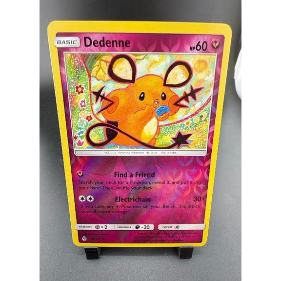 Collectible Pokemon Trading Card Game 2018 Forbidden Light Dedenne Reverse Holo Uncommon #88/131