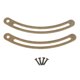 thumbnail image 4 of 20 Piezas Bisagras De Soporte De Tapa, Bisagra De Soporte De Gabinete De Cobre A Prueba De Herraduras Con Encanto Vintage Para Cajas De Madera, Cajas De Joyas, 3,58x0,39 Pulgadas, 4 of 7
