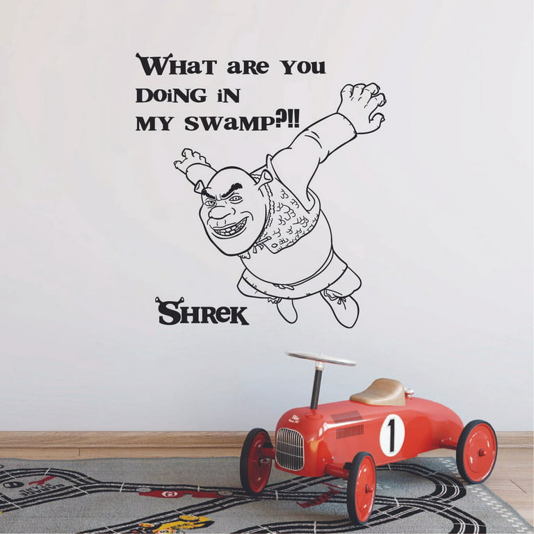What Are You Doing In My Swamp - Disney Movie Shrek Quotes Quote