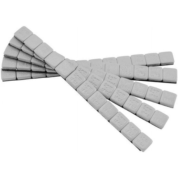 BikeMaster  7g Gray Square Wheel Weights 02-08470