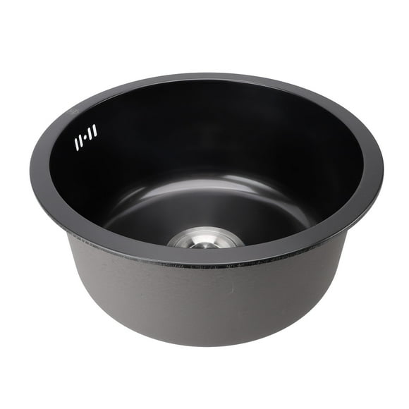 Undermount Small Kitchen Sink, Stainless Steel Single Bowl Kitchen Sink Professional Erosion Resistance Simple Design for Kitchen