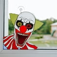 thumbnail image 2 of Under 10 Hangs Stained Glass Clown Decor Clown Stain Glass Window Film Halloween Stained Glass Clown Gothic Decoration Handmade Clown Stained Glass Into Your Souls, 2 of 9
