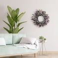 thumbnail image 3 of CC Christmas Decor Lavender Floral Artificial Spring Wreath - 24" - Purple, 3 of 4