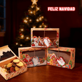 thumbnail image 2 of Caja De Galletas Navideñas Con Ventana Y Adorno Xtellar multicolor, 2 of 4