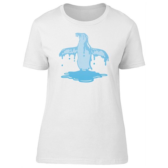 Ice Melted Penguin T-Shirt Women -Image by Shutterstock, Female Large