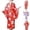 a-Red186, variant on Girls Kids Kimono Robe Dress Floral Fan Print Long Wide Sleeve Obi Belt Traditional Party Dress For Daily Wear Purple 11-12Years