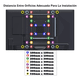 thumbnail image 4 of Soporte De Techo Para Tv Monitor 32 A 80 Pulgadas Máx 45kg Malubero, Negro, 4 of 4