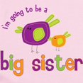 thumbnail image 2 of CafePress - Big Sister T Shirts Birdie Infant Bodysuit - Baby Light Bodysuit, Size Newborn - 24 Months, 2 of 4