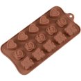 thumbnail image 1 of 1 paquete de rosas, regalos, corazones, flores, cubitos de hielo, chocolate, jabón, molde de silicona para fiestas, 1 of 6
