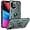 Green, variant on Case for iPhone 13 Pro Max,Military Car Holder [Built-in Kickstand] Metal Ring Dual-Layer Heavy Duty TPU PC Shockproof Protection Phone Case for iPhone 13 Pro Max,6.7 Inch 2021 (Blue)