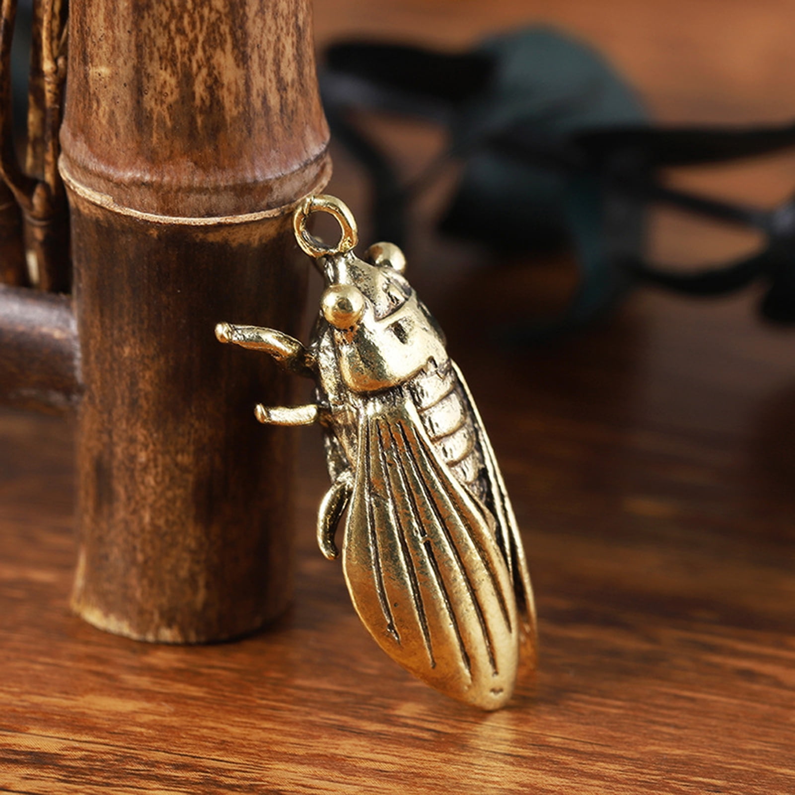 Details about   Antique Handmade Figurine Brass Cicada Ornaments Mini Desk Vintage Statue Crafts 