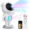 thumbnail image 1 of Proyector Astronaut Galaxy Jioote con altavoz Bluetooth y control remoto, 1 of 8