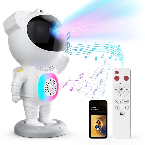 Proyector Astronaut Galaxy Jioote con altavoz Bluetooth y control remoto