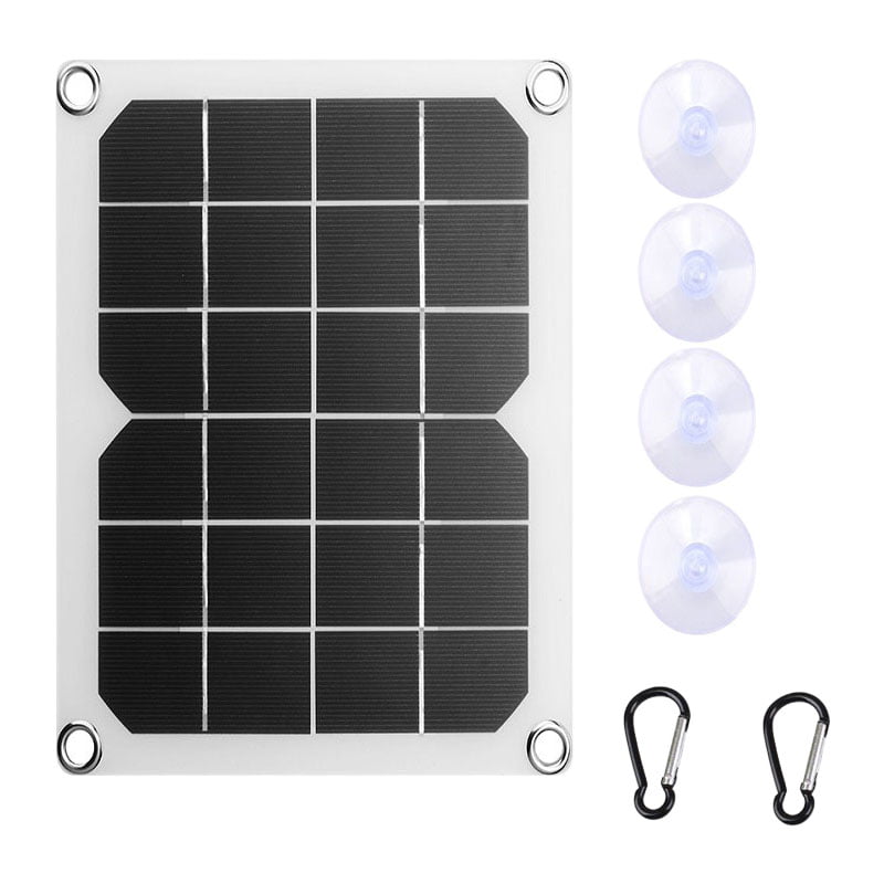 10W 6V Semi-Flexible Solar Power Panel USB Camping Charger For iPhone Tablet Pad 