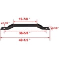 thumbnail image 3 of ELITEWILL Front Fuel Tank Support Crossmember and Rear Tank Support Crossmember for 1999-2006 Chevrolet Silverado GMC Sierra 1500 2500, 3 of 5