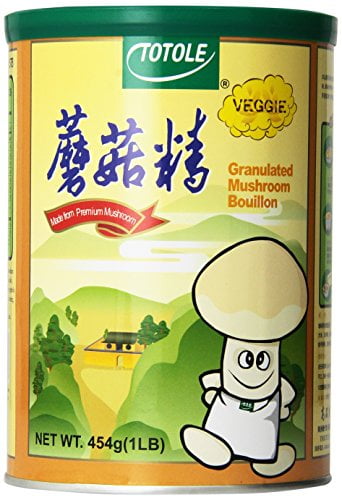 NineChef Bundle - Totole - Granulated Mushroom Bouillon 454 g /16 Oz z (Pack of 1) + 1 NineChef Brand Long Handle Spoon