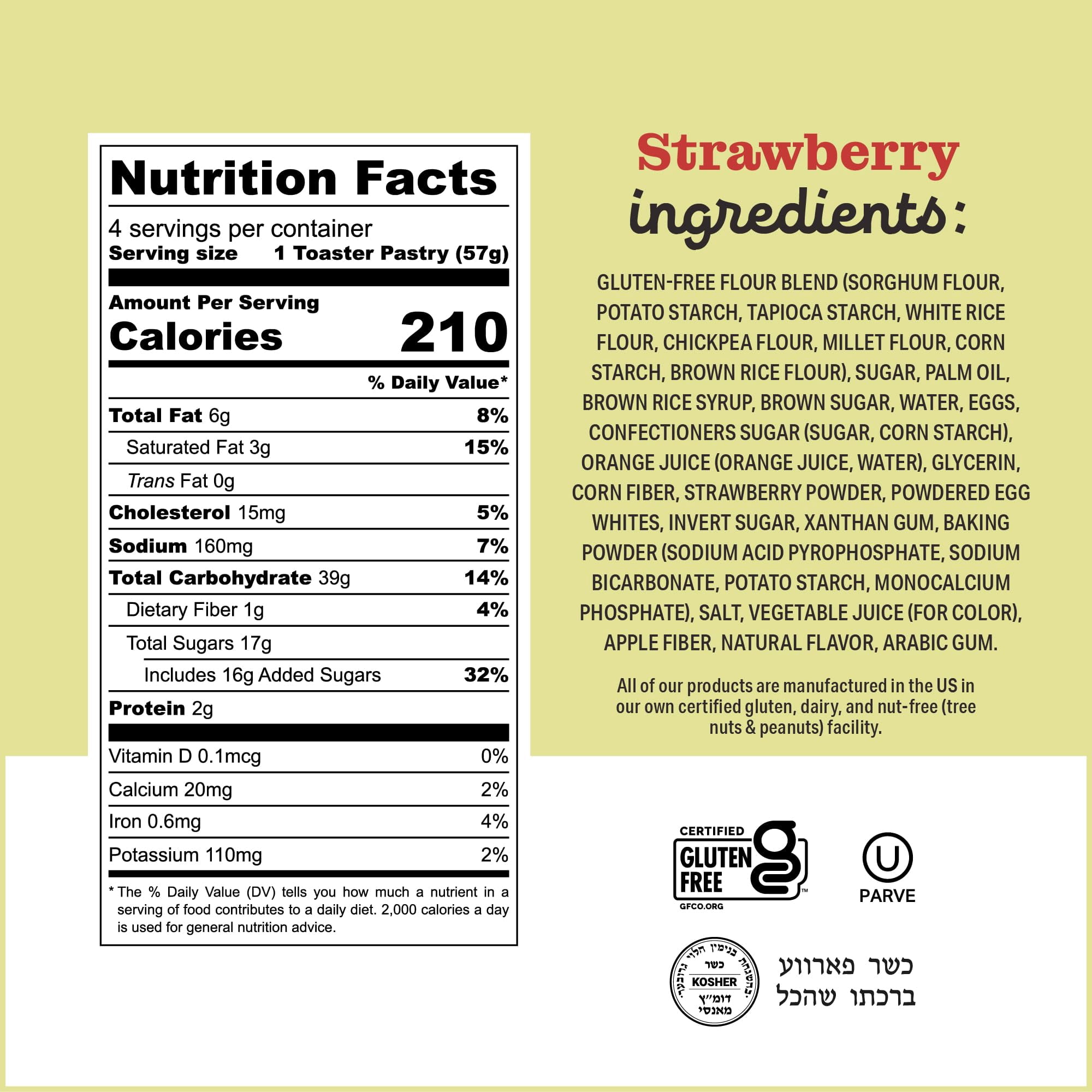 Katz Pastry Truffle Strawberry 8 oz (Pack Of 6)