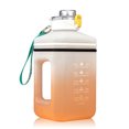 thumbnail image 1 of Botella de agua TFixol de 2200 ml con marcador de tiempo motivacional, sin BPA, a prueba de fugas, 1 of 6