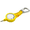 Yellow, variant on Wofarmy Retractable Lanyard 316 Stainless Steel Spring Nylon+316 Stainless Steel Pink