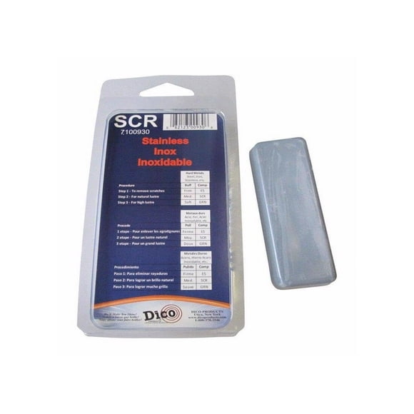Compuesto abrillantador Dico Scr de acero inoxidable, paquete de 1