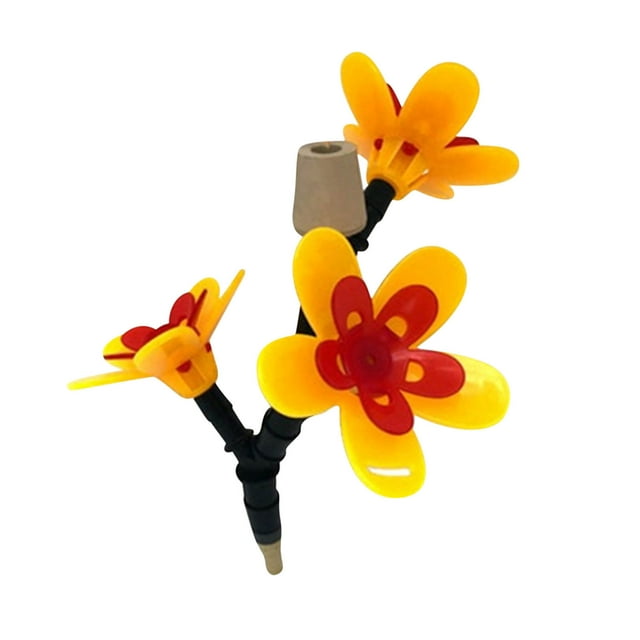 Xihbxyly Kit de Comedero para Colibríes Diy, Transformable con Botella Reciclada, Fácil Instalación con Ventosa, Ideal para Observar Aves Al Aire Libre, Ideal para Regalar, Juego de 3 Piezas