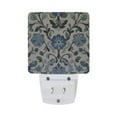 thumbnail image 5 of Yayeee LED Night Light for The Home Plug in With Light Sensors 2 Pack, Blue Floral, 5 of 6