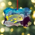 thumbnail image 3 of CafePress - Yellow Ribbon Sweetlips - Scroll Ornament, 3 of 3