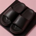 thumbnail image 3 of B91xZ Women's Rhinestone Sandals Two Strap Slide Sandals Open Toe,Black 6, 3 of 5