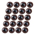 thumbnail image 4 of ColoMX 20 piezas de plástico marrón, ojos de seguridad de ganchillo, animales de peluche y decoraciones de Halloween DIY Amigurumi, 4 of 7