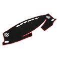 thumbnail image 1 of Cubierta del Tablero Unique Bargains para Lexus, Alfombra de Cubierta de Tablero Frontal de Poliéster Negro Rojo Antideslizante, 1 of 6