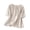 Beige 31, variant on 3/4 Length Sleeve Womens Tops Gathered Round Neck Puff Short Sleeve Linen Blend Blouse, Solid Heathered Loose‑Fit Casual A-line Top Blouses for Women