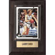 Larry Bird Boston Celtics HOF Fan Gift Plaque 4x6 1 Card Panini Donruss Hoops Prizm Topps 2024 2025 2026