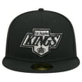 thumbnail image 2 of Men's New Era  Black Los Angeles Kings Core 59FIFTY Fitted Hat, 2 of 6