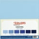 My Colors Canvas Cardstock Bundle 12"X12" 18/Pkg-Blue Tons – image 1 sur 2