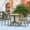 Green, variant on Compamia Loft Bistro Set 3 Piece with 27 inch Table Top Taupe