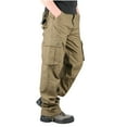thumbnail image 6 of UVEASISHA Mens Cargo Pants Athletic Fit,Hiking Pants for Men Outdoor Hiking Sport Pant Quick Dry Lightweight Fishing Pants Multi- Pockets Straight Leg Climbing Pants Sales Today, 6 of 6