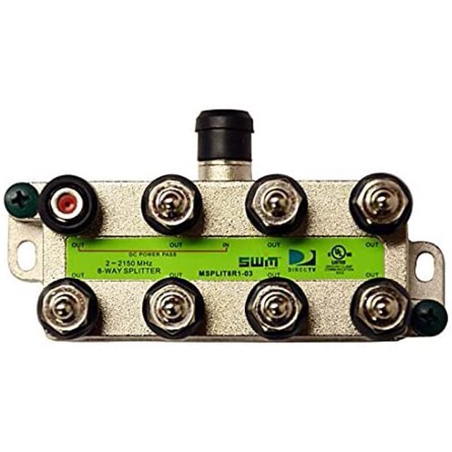 Directv 8-Way Wide Band Splitter for SWM LNB