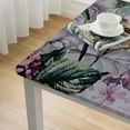 thumbnail image 5 of BANET  Vinyl Square Tablecloth, Avery Spring Garden Blooms and Buds Flannel Backed Table Cloth, Spring Hydrangea Floral 36*36, 5 of 8