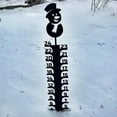 thumbnail image 2 of Metal Snow Gauge – Outdoor Yard & Garden Snow Depth Measuring Stick, Handmade Iron Art Snow Ruler for Winter Decor & Gifts, 2 of 4